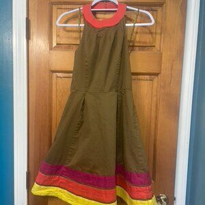 Jessica Howard A-line Halter-Top Knee-length Casual Sundress